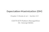 Expectation-Maximization (EM) Chapter 3 (Duda et al.) – Section 3.9