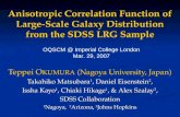 Anisotropic Correlation Function of Large-Scale Galaxy Distribution from the SDSS LRG Sample
