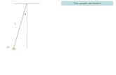 The simple pendulum