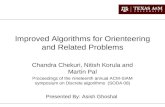 Improved Algorithms for Orienteering and Related Problems