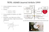 TETS: ASAIO Journal Article 1999