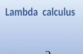 Lambda  calculus
