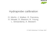 Hydraprobe calibration