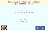 Inclusive b-quark and upsilon production in D Ø