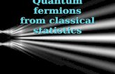Quantum fermions from classical statistics