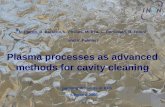 Plasma processes as advanced methods for cavity cleaning