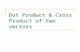 Dot Product & Cross Product of two vectors