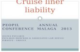 Cruise liner liability