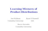 Learning Mixtures of  Product Distributions