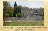 3.  The  solar clock of  andronicos  KYRRESTES (tower of the winds)