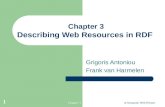 Chapter 3 Describing Web Resources in RDF