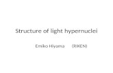 Structure of light hypernuclei