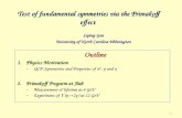 Test of fundamental symmetries via the Primakoff effect