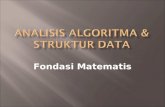 Analisis Algoritma  &  Struktur  Data