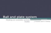 Ball and plate system