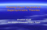 Probing Flavor Structure in Supersymmetric Theories