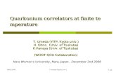 Quarkonium correlators at finite temperature
