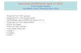 Summary of PDF4LHC April 17 2013 A M Cooper-Sarkar  Herafitter User’s Meeting April 2013
