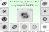 3-D Morphology of V723 Cas Nova Ejecta  KeckII+LGSAO+OSIRIS
