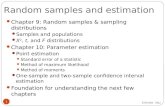 Random samples and estimation