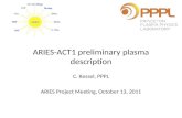 ARIES-ACT1 preliminary plasma description