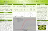 Expression Levels in Treated and Untreated Arabidopsis Thaliana