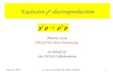 Exclusive  ρ 0  electroproduction