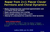 Roper from 2+1 Flavor Clover Fermions and Chiral Dynamics