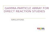 GAMMA-PARTICLE ARRAY FOR   DIRECT REACTION STUDIES
