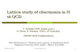 Lattice study of charmonia in Hot QCD