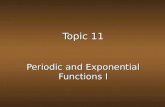 Topic 11 Periodic and Exponential Functions I