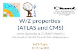 W/Z properties  (ATLAS and CMS)