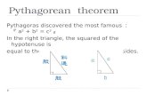 Pythagorean  theorem