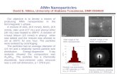 AlMn Nanoparticles David E. Nikles, University of Alabama Tuscaloosa, DMR 0934920