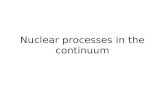Nuclear processes in the continuum