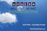 Daniel White – Sustainability Manager danielw@avalonpro.co.uk