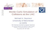 Monte Carlo Simulation of Collisions at the LHC
