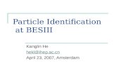 Particle Identification  at BESIII