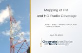 Mapping of FM  and HD Radio Coverage