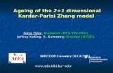 Ageing of the  2+1  dimensional Kardar-Parisi Zhang model