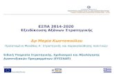 ΕΣΠΑ 2014-2020  Εξειδίκευση Αξόνων Στρατηγικής Δρ Μαρία Κωστοπούλου