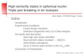 High-seniority states in spherical nuclei:  Triple pair breaking in tin isotopes