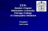 ΣΣΦ : Epsilon Chapter Midwestern University  Chicago College  of Osteopathic Medicine