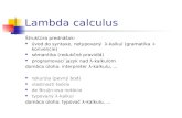 Lambda calculus