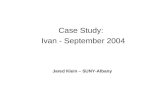 Case Study:   Ivan - September 2004