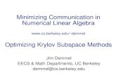 Minimizing Communication in Numerical Linear Algebra cs.berkeley/~demmel