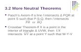 3.2 More Neutral Theorems