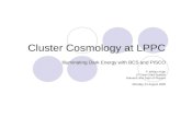 Cluster Cosmology at LPPC