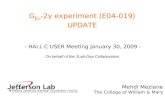 G E p -2 γ experiment (E04-019) UPDATE