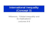 International inequality (Concept 3)